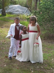 Kids in wedding