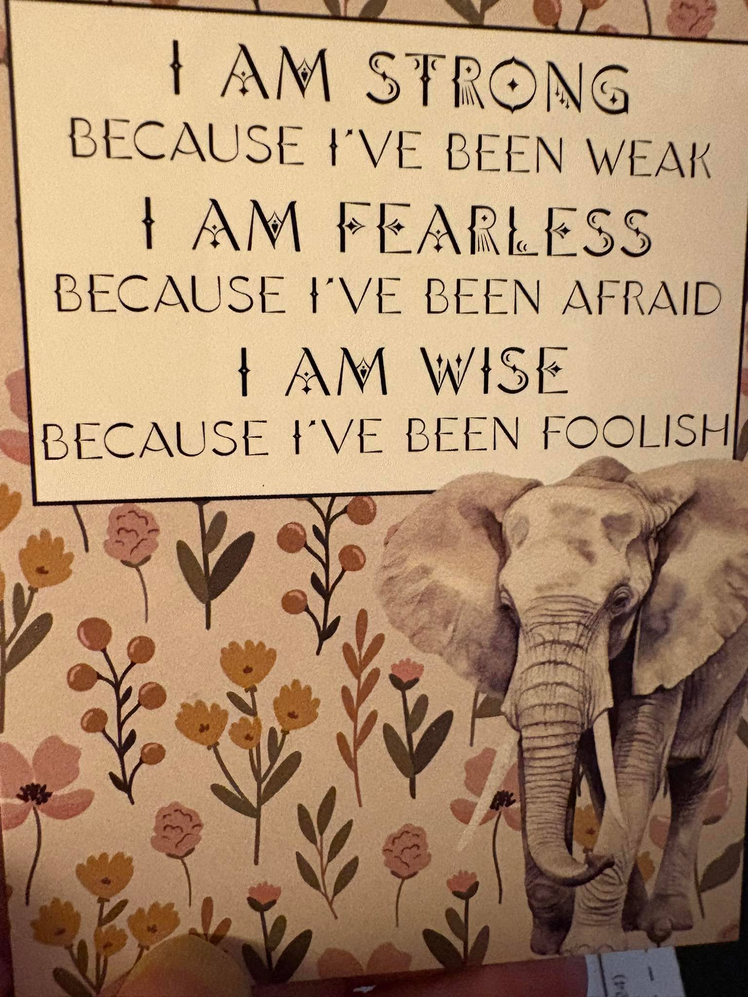Journal card in my new kit for May.